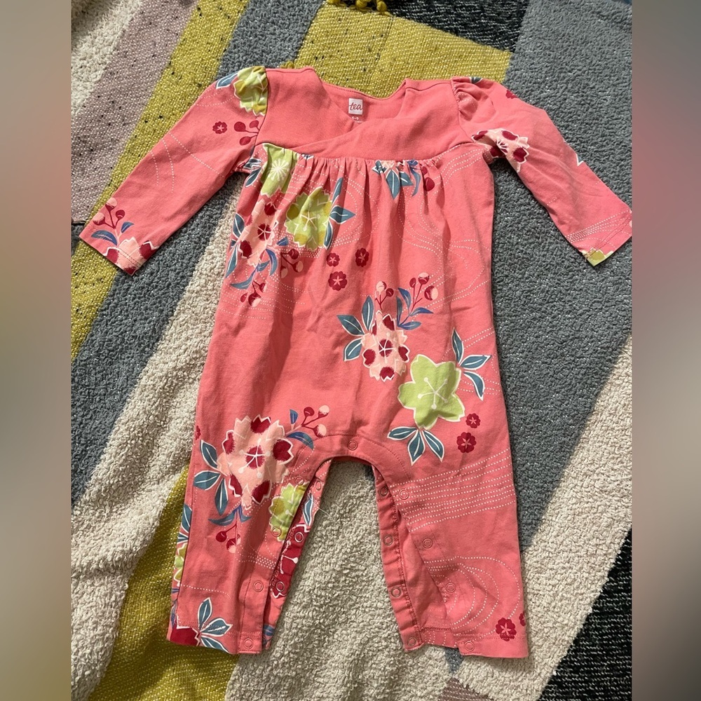 NWOT Tea Collection Floral Jumpsuit